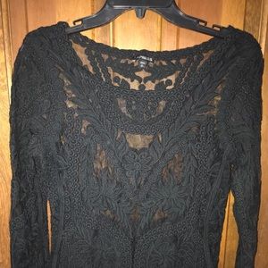 EUC Express Black dress top